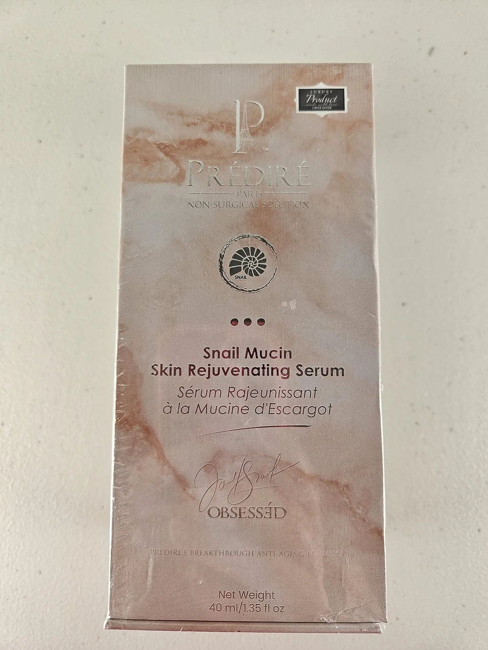Prédiré Snail Mucin Skin Rejuvenating Serum — Rose Pink